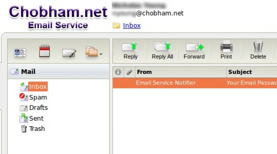 Chobham Email Service